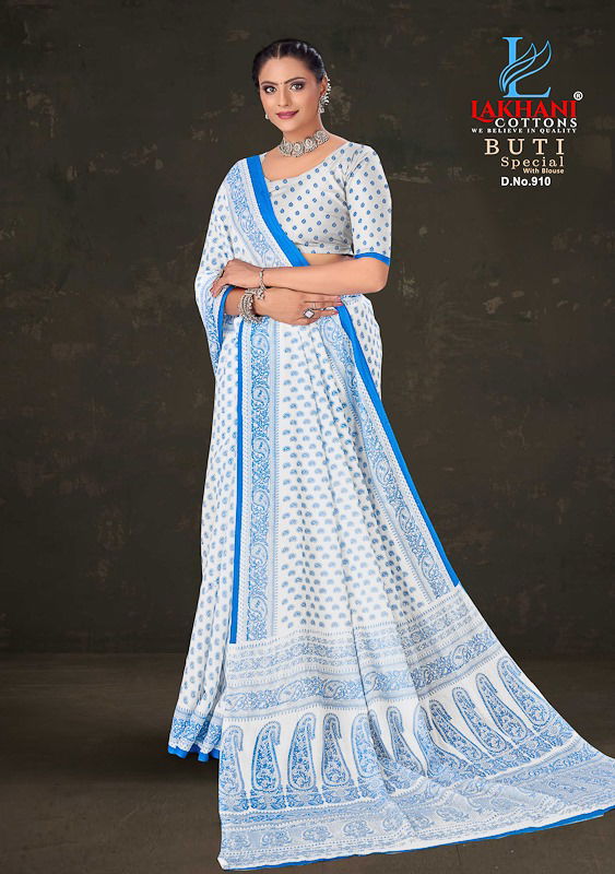 Buti Special Vol 09 By Lakhani Cotton Printed Sarees Wholesale Shop In Surat